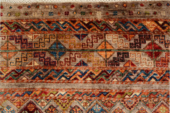 Burlywood Kazak 6' 9 x 9' 10 - No. 71410