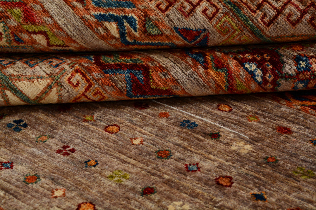 Burlywood Kazak 6' 9 x 9' 10 - No. 71410