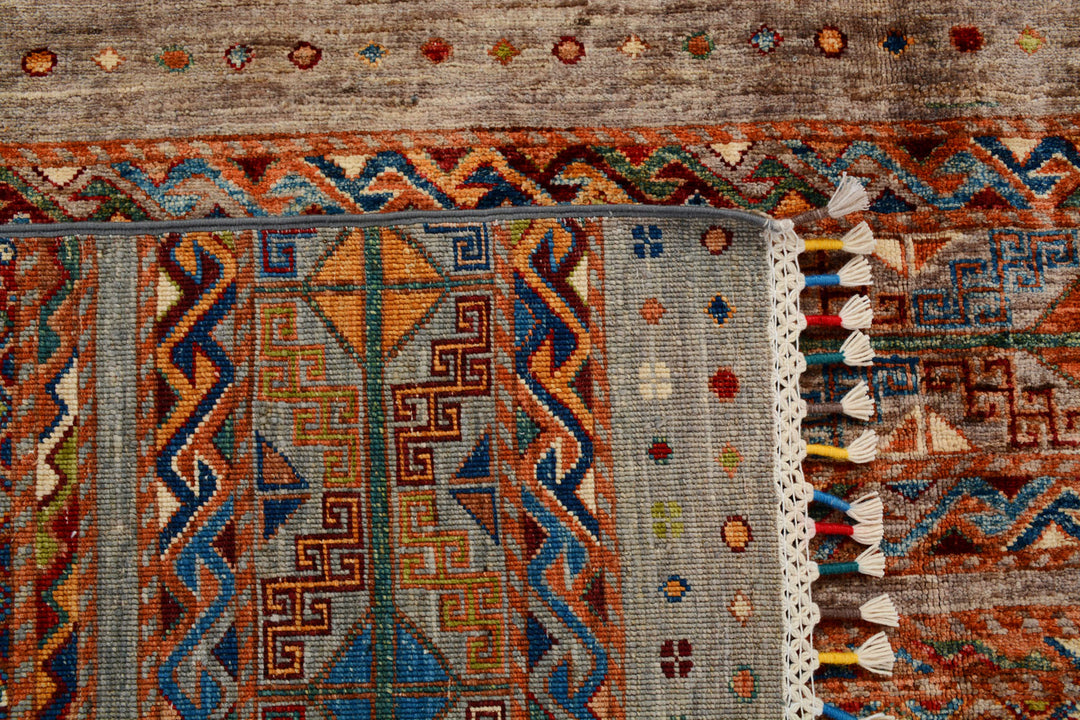 Burlywood Kazak 6' 9 x 9' 10 - No. 71410