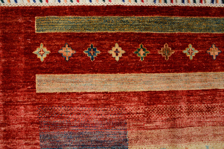 Multi Colored Kazak 9' x 12' 2 - No. 71412