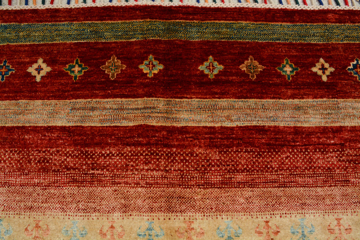 Multi Colored Kazak 9' x 12' 2 - No. 71412