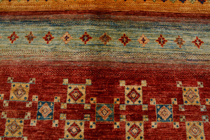 Multi Colored Kazak 9' x 12' 2 - No. 71412