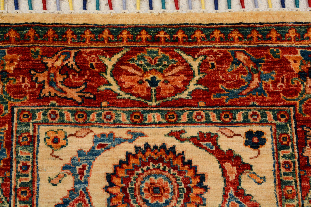 Bisque Kazak 2' 8 x 9' 3 - No. 71414