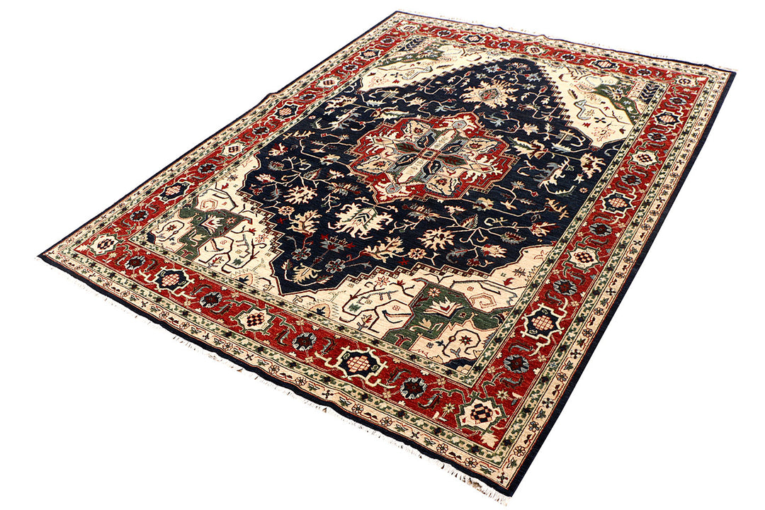 Midnight Blue Ziegler 8'  4" x 11'  1" - No. QA56962