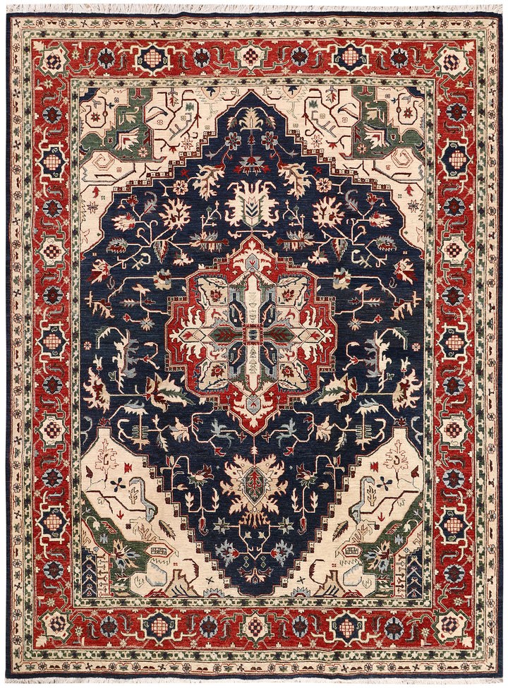 Midnight Blue Ziegler 8'  4" x 11'  1" - No. QA56962