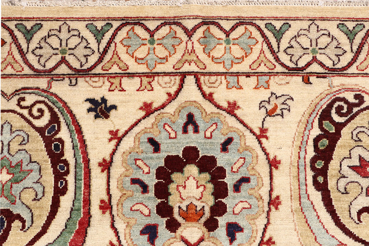 Bisque Ikat 7' 10 x 9' 11 - No. 71429