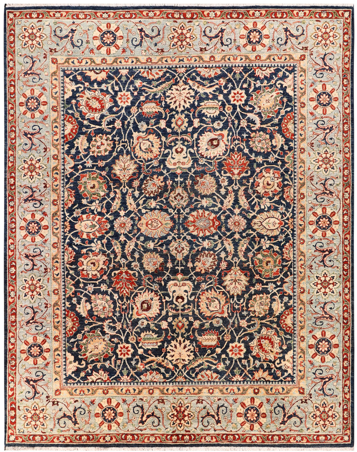 Midnight Blue Ziegler 7'  11" x 9'  11" - No. QA88755