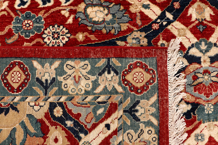 Firebrick Ikat 8'  x" 9'  10" - No. QA19055