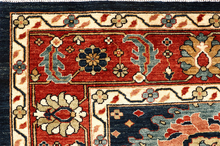 Multi Colored Ziegler 8'  x" 9'  11" - No. QA18555