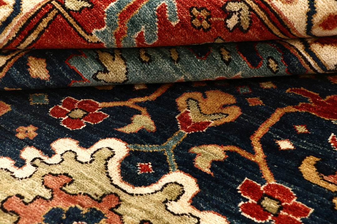 Multi Colored Ziegler 8'  x" 9'  11" - No. QA18555