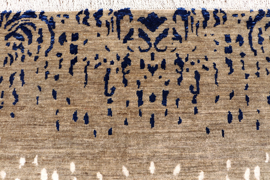 Multi Colored Abstract 8'  x" 9'  8" - No. QA69911