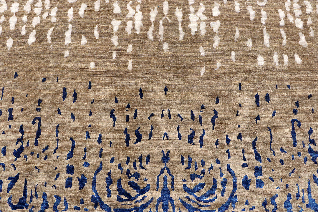 Multi Colored Abstract 8'  x" 9'  8" - No. QA69911