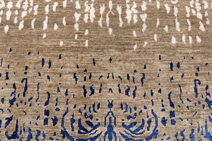 Multi Colored Abstract 8'  x" 9'  8" - No. QA69911