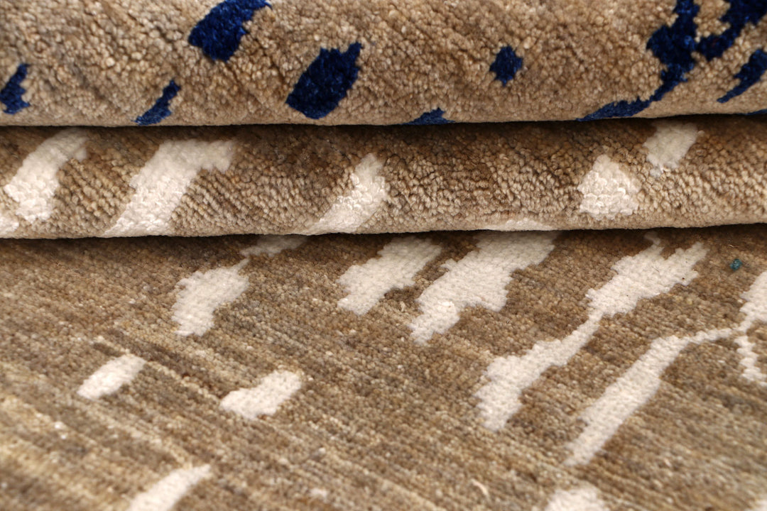 Multi Colored Abstract 8'  x" 9'  8" - No. QA69911