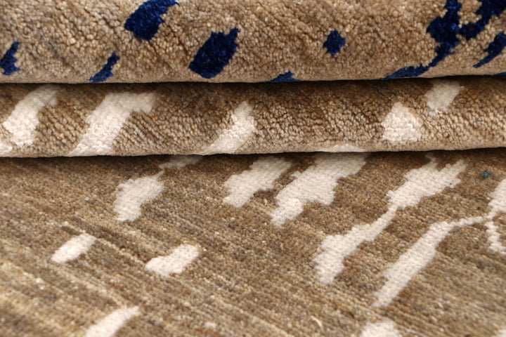 Multi Colored Abstract 8'  x" 9'  8" - No. QA69911