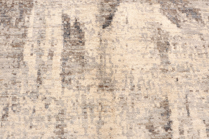 Silver Abstract 7'  8" x 10'  2" - No. QA43362