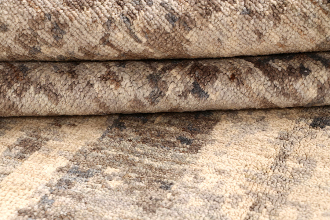 Silver Abstract 7'  8" x 10'  2" - No. QA43362