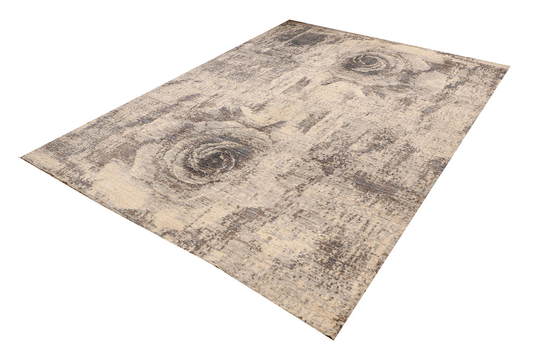 Silver Abstract 7'  8" x 10'  2" - No. QA43362