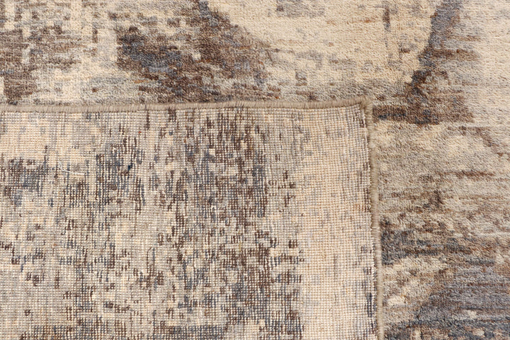 Silver Abstract 7'  8" x 10'  2" - No. QA43362