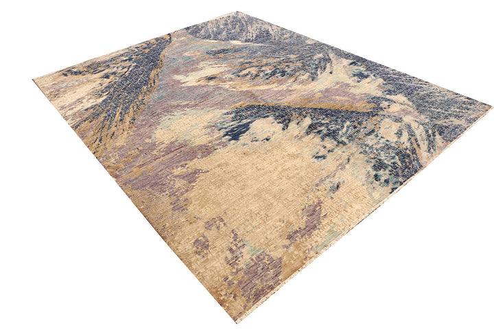 Multi Colored Abstract 7'  11" x 10'  1" - No. QA97293