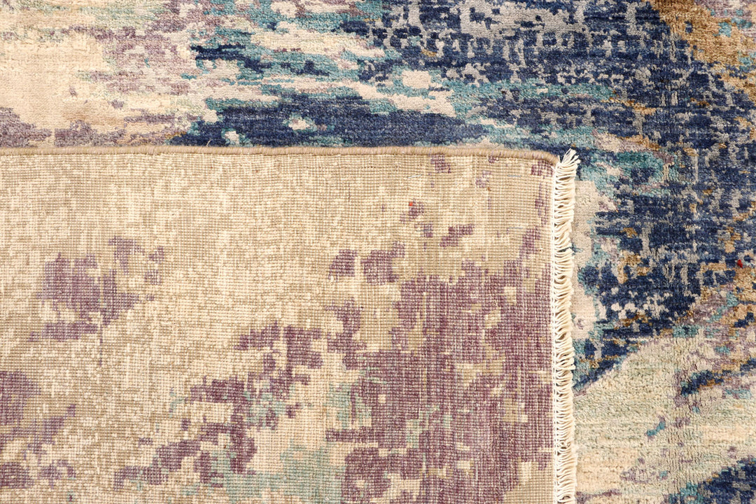 Multi Colored Abstract 7'  11" x 10'  1" - No. QA97293