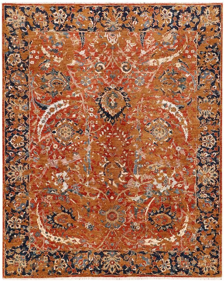 Dark Orange Ziegler 8'  2" x 10' " - No. QA57250