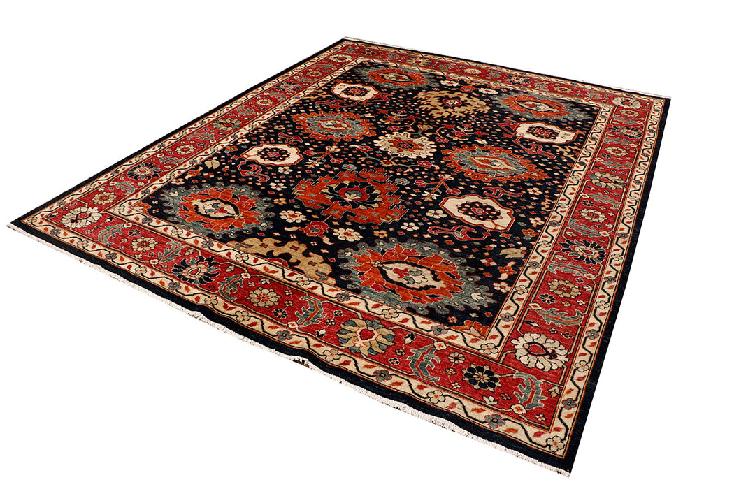 Multi Colored Ziegler 8'  1" x 9'  8" - No. QA86105