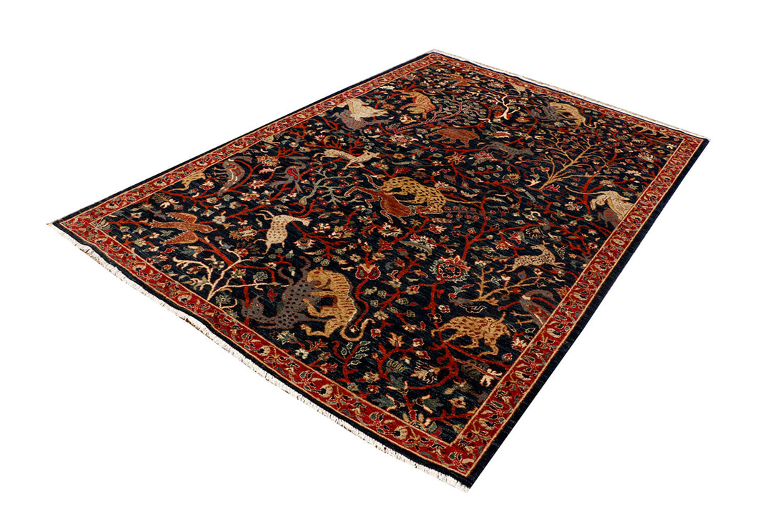 Multi Colored Hunting 6'  x" 8'  11" - No. QA50319