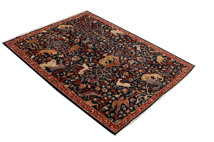 Multi Colored Hunting 6'  x" 8'  11" - No. QA50319