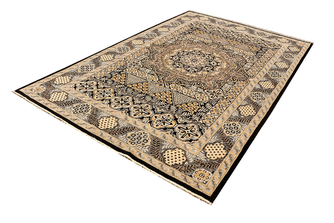 Black Mamluk 5'  11" x 9'  3" - No. QA98350