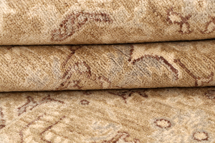 Tan Ikat 8'  1" x 9'  10" - No. QA67531