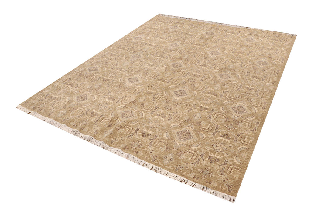 Tan Ikat 8'  1" x 9'  10" - No. QA67531