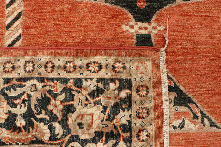 Orange Red Ziegler 6'  1" x 8'  4" - No. QA44274