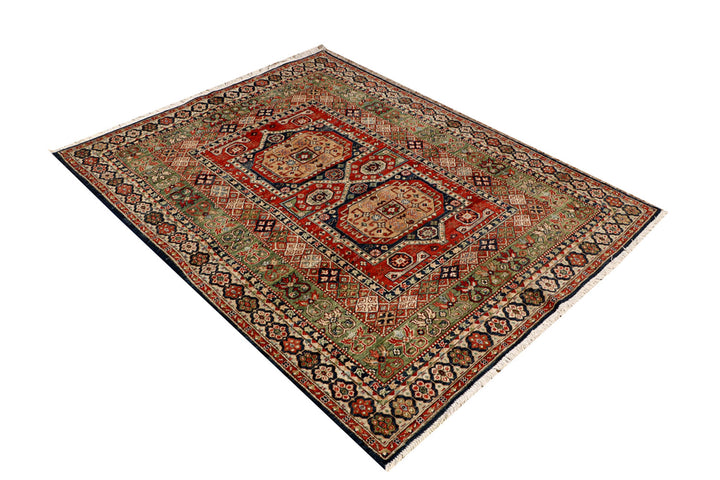 Multi Colored Mamluk 4'  11" x 6'  5" - No. QA14592