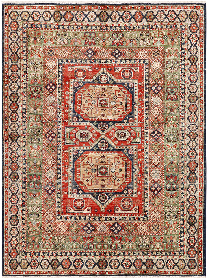 Multi Colored Mamluk 4'  11" x 6'  5" - No. QA14592
