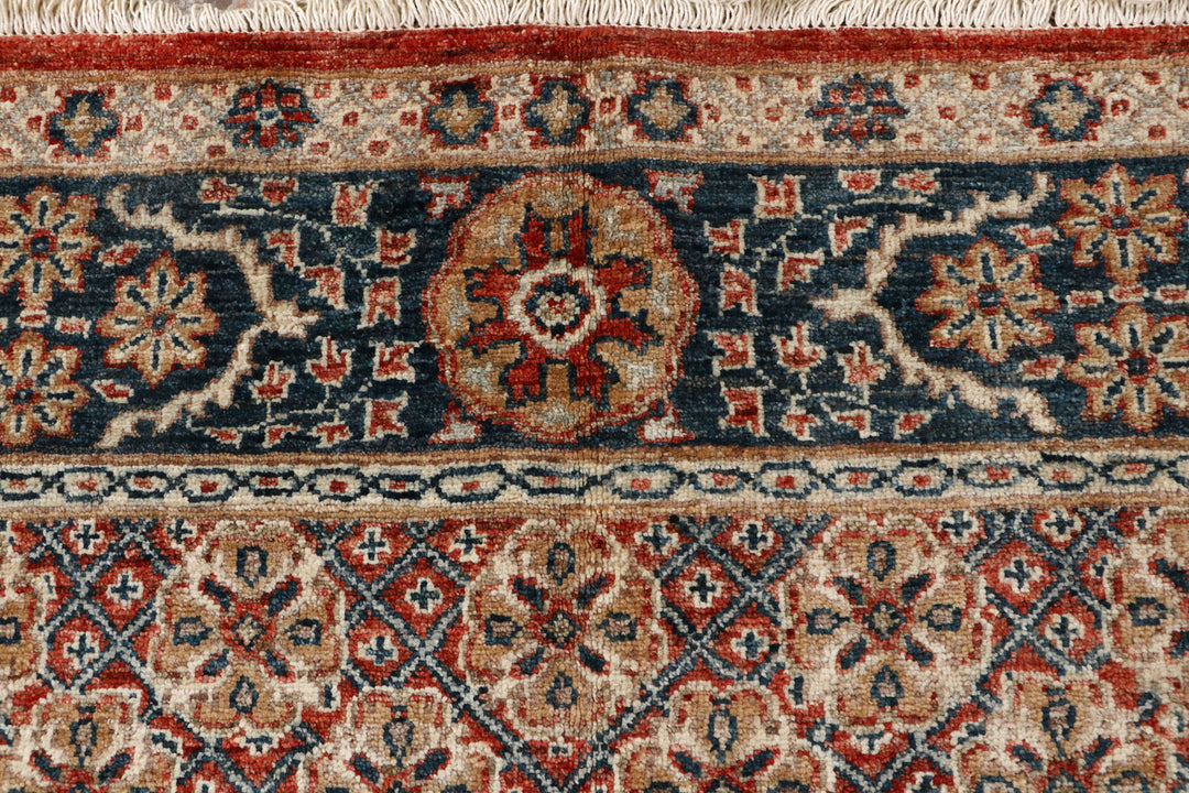 Orange Red Mamluk 5'  x" 7'  1" - No. QA95079