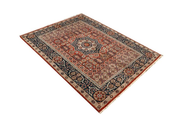 Orange Red Mamluk 5'  x" 7'  1" - No. QA95079