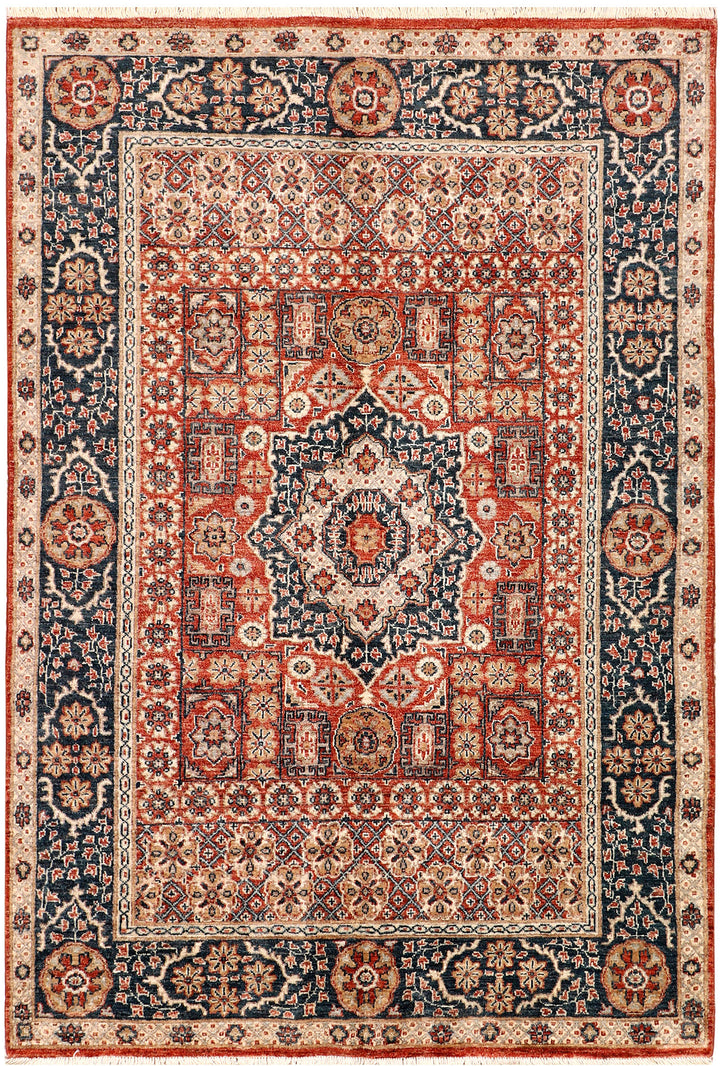 Orange Red Mamluk 5'  x" 7'  1" - No. QA95079