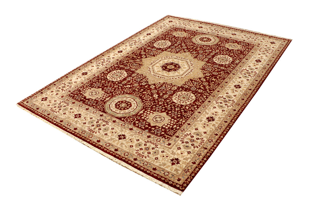 Firebrick Mamluk 5'  3" x 7'  6" - No. QA36765