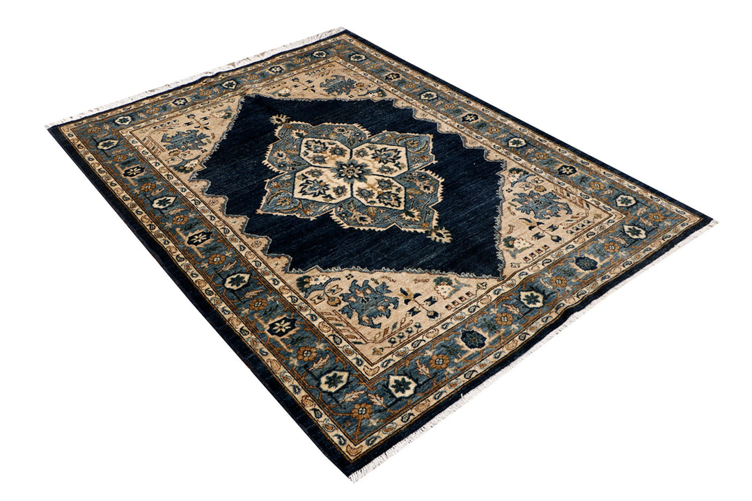 Midnight Blue Ziegler 5'  x" 6'  9" - No. QA12237