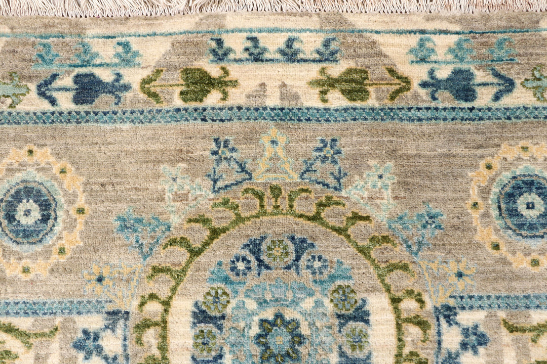 Multi Colored Oushak 5'  1" x 7'  1" - No. QA84077