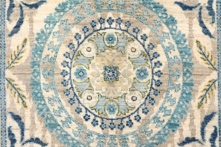 Multi Colored Oushak 5'  1" x 7'  1" - No. QA84077