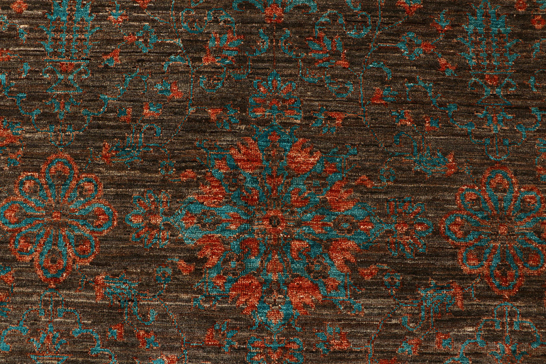 Saddle Brown Ziegler 5'  8" x 7'  9" - No. QA95111