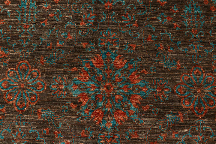 Saddle Brown Ziegler 5'  8" x 7'  9" - No. QA95111