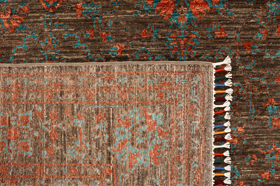 Saddle Brown Ziegler 5'  8" x 7'  9" - No. QA95111