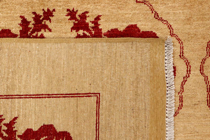 Tan Gabbeh 6'  6" x 9'  9" - No. QA46959