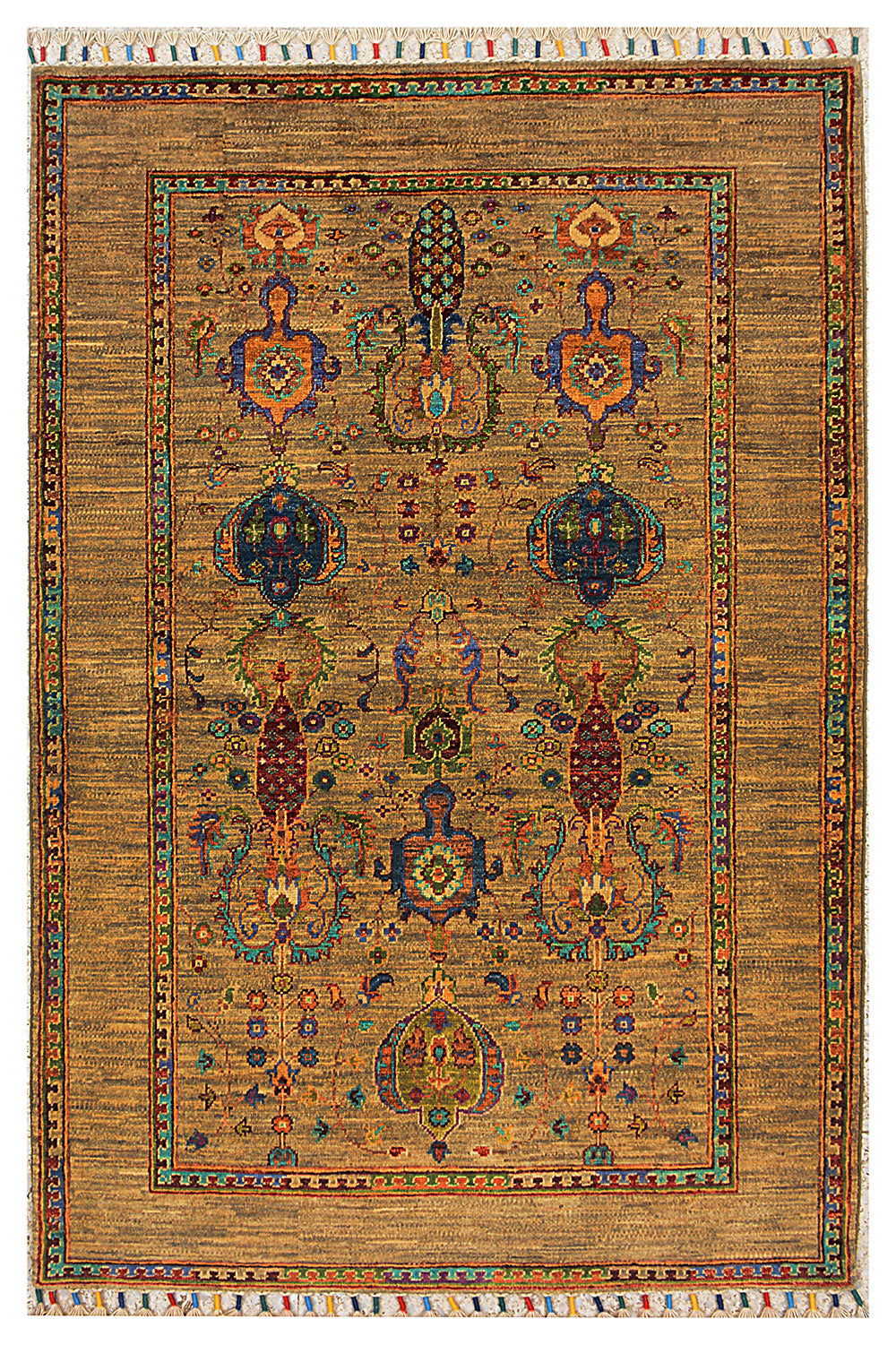 Dark Goldenrod Kazak 3' 3 x 5' 1 - No. 71517