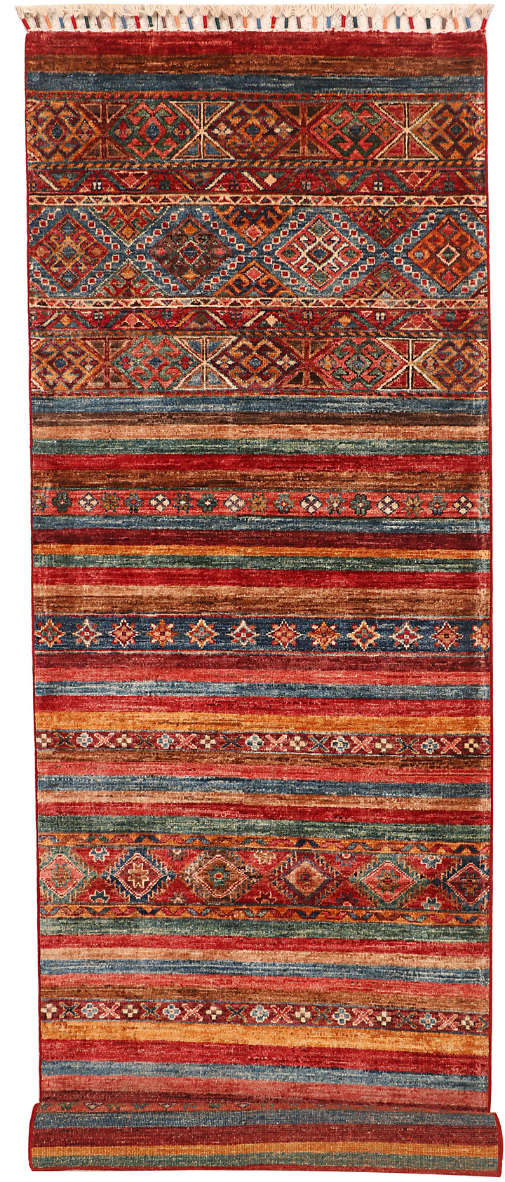 Multi Colored Kazak 2' 9 x 9' 8 - No. 71536