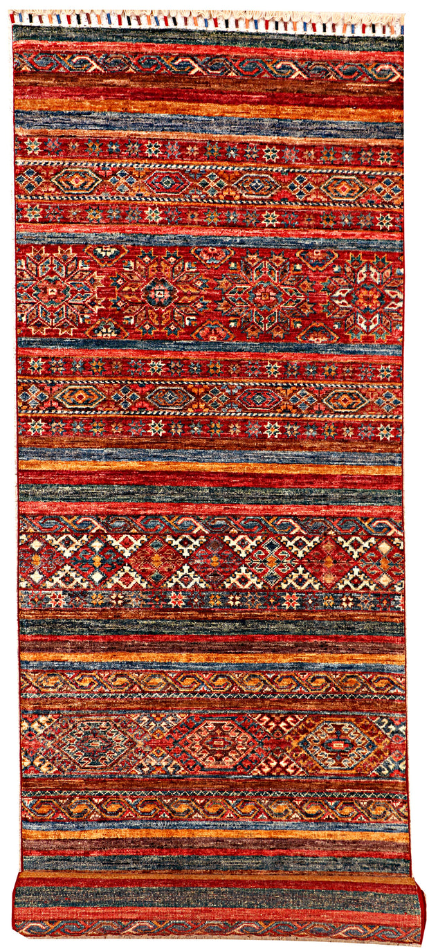 Multi Colored Kazak 2' 9 x 9' 10 - No. 71543
