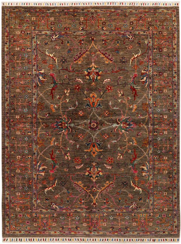 Multi Colored Sultani 5' 11 x 7' 9 - No. 71550